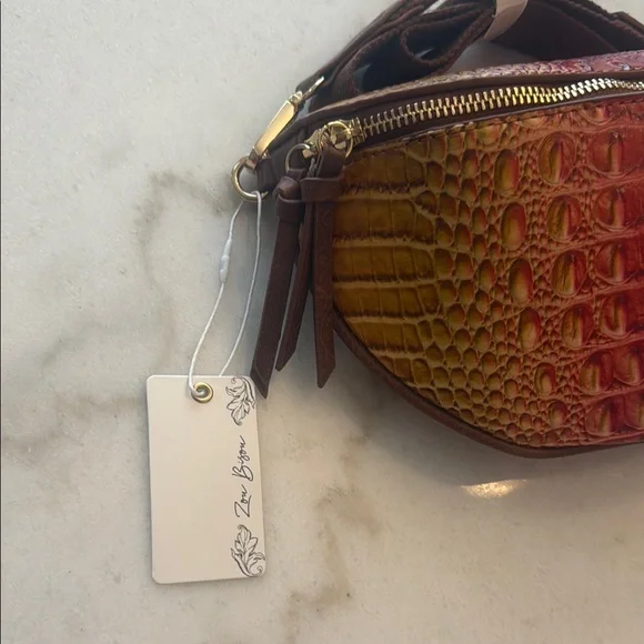 Zou Bisou Red and Brown Women's Crossbody Bag-NWT - Picture 2 of 5